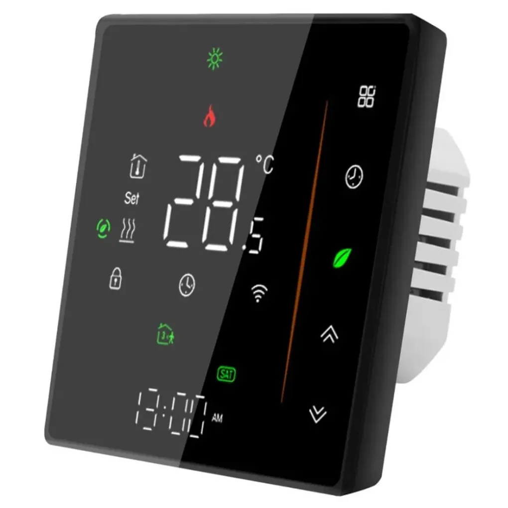 Терморегулятор Heat Plus BHT-300-B WI-FI сенсорный 16А черный (BHT300BWF)- Фото 2